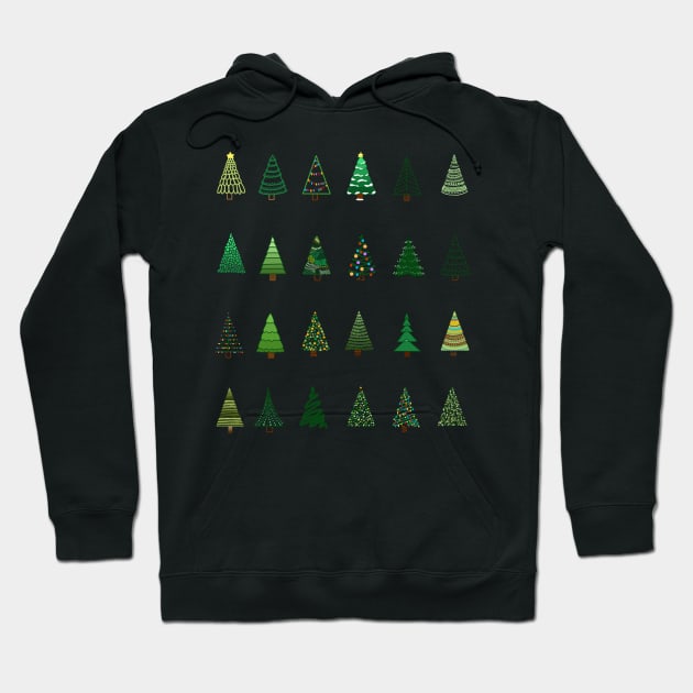 Christmas tree collection Hoodie by HighFives555